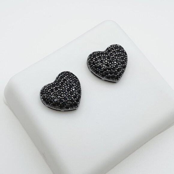 "925 Sterling Silver Plated CZ Earrings, EVBRS478 - Picture 6 of 9